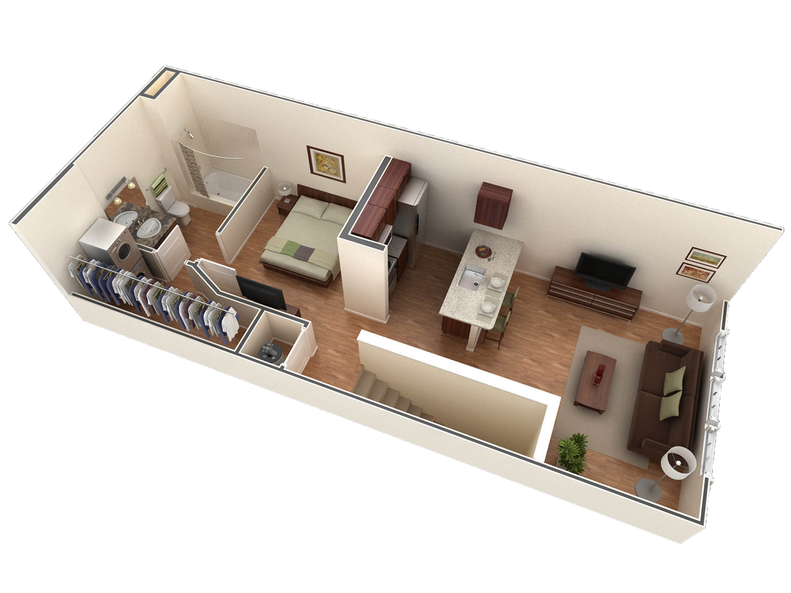Floor Plan - Studio Grand Overlook Garage