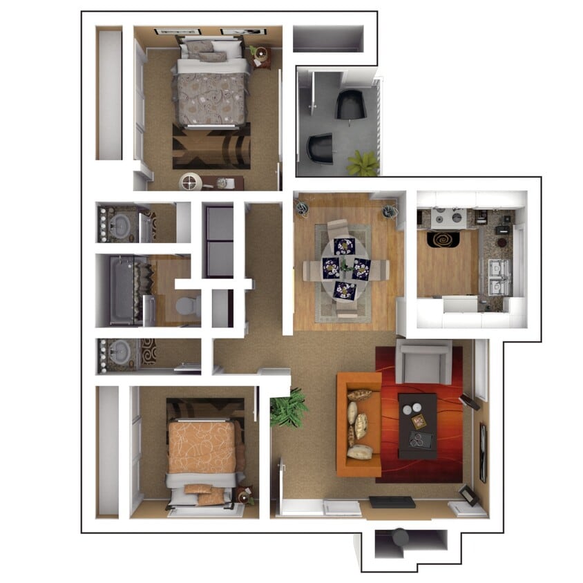 Floor Plan - Residence 2 Luxury