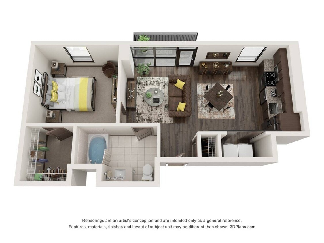 1 Bedroom - 1 Bathroom - Beatty (1 Bedroom & 1 Bathroom)