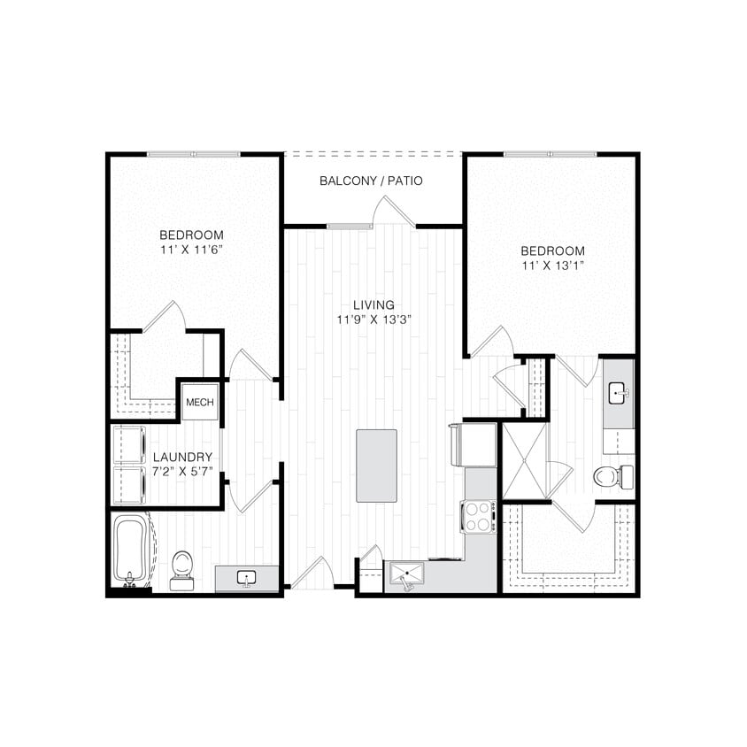 Floor Plan - The Flannery 
