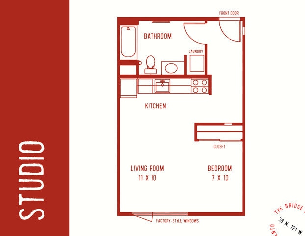 Floor Plan - Studio