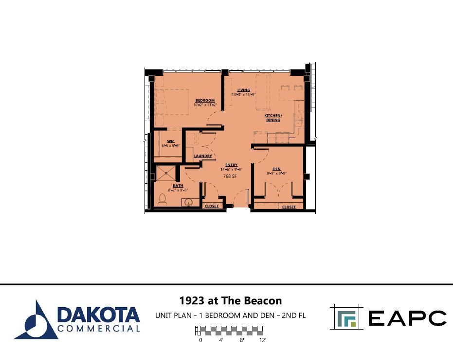 Floor Plan - 1D/1B