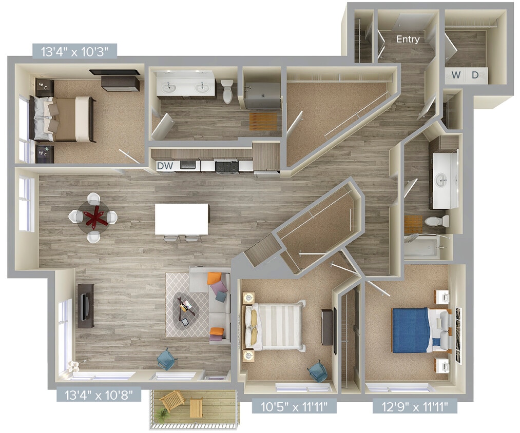 Floor Plan - C3-1644