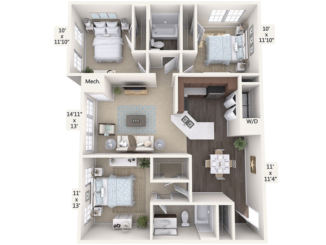 Floor Plan - C1-S-Upper