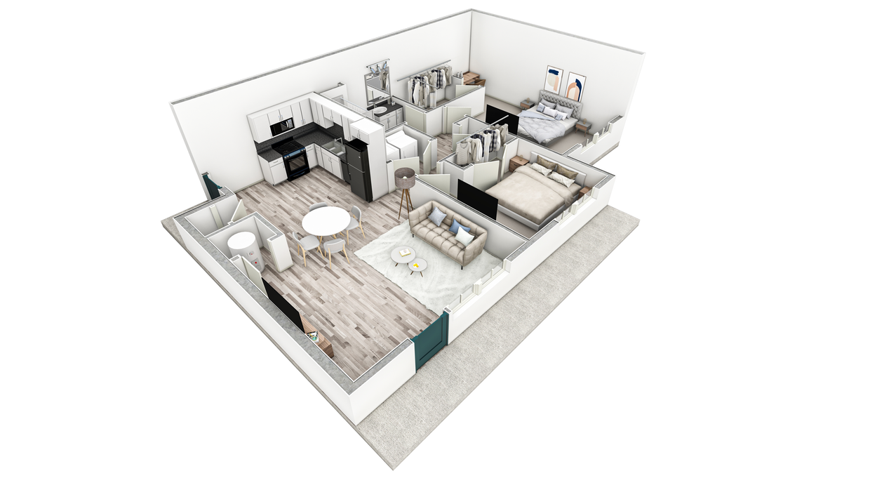 Floor Plan - 2-1 BR Premier Retreat Summit
