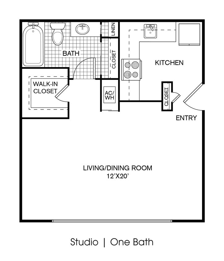 Floor Plan - Efficiency- Down