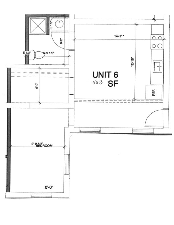 Floor Plan - 1006 Congress Unit 6