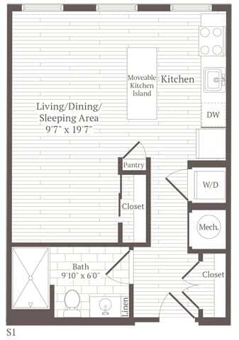 Floor Plan - Studio