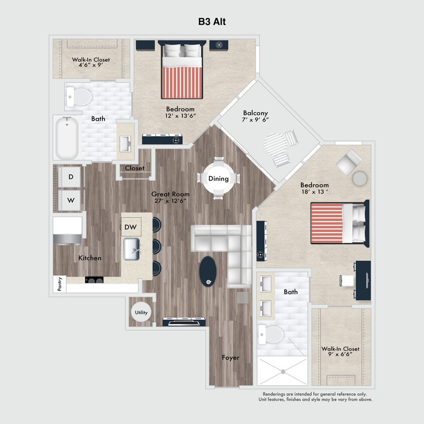 Floor Plan - B3 Alt 1