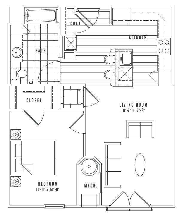 A4 floor plan New Village at Patchogue - A4