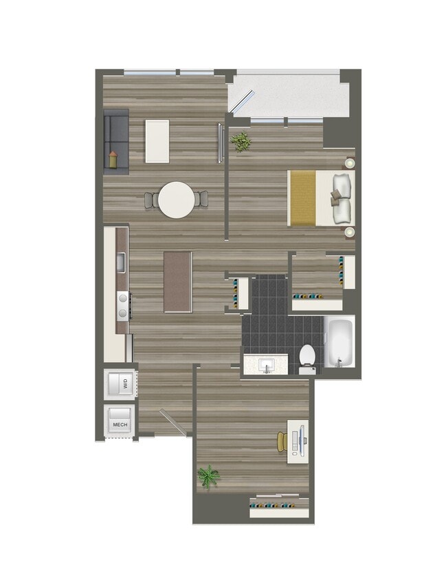 Floor Plan - 2-B