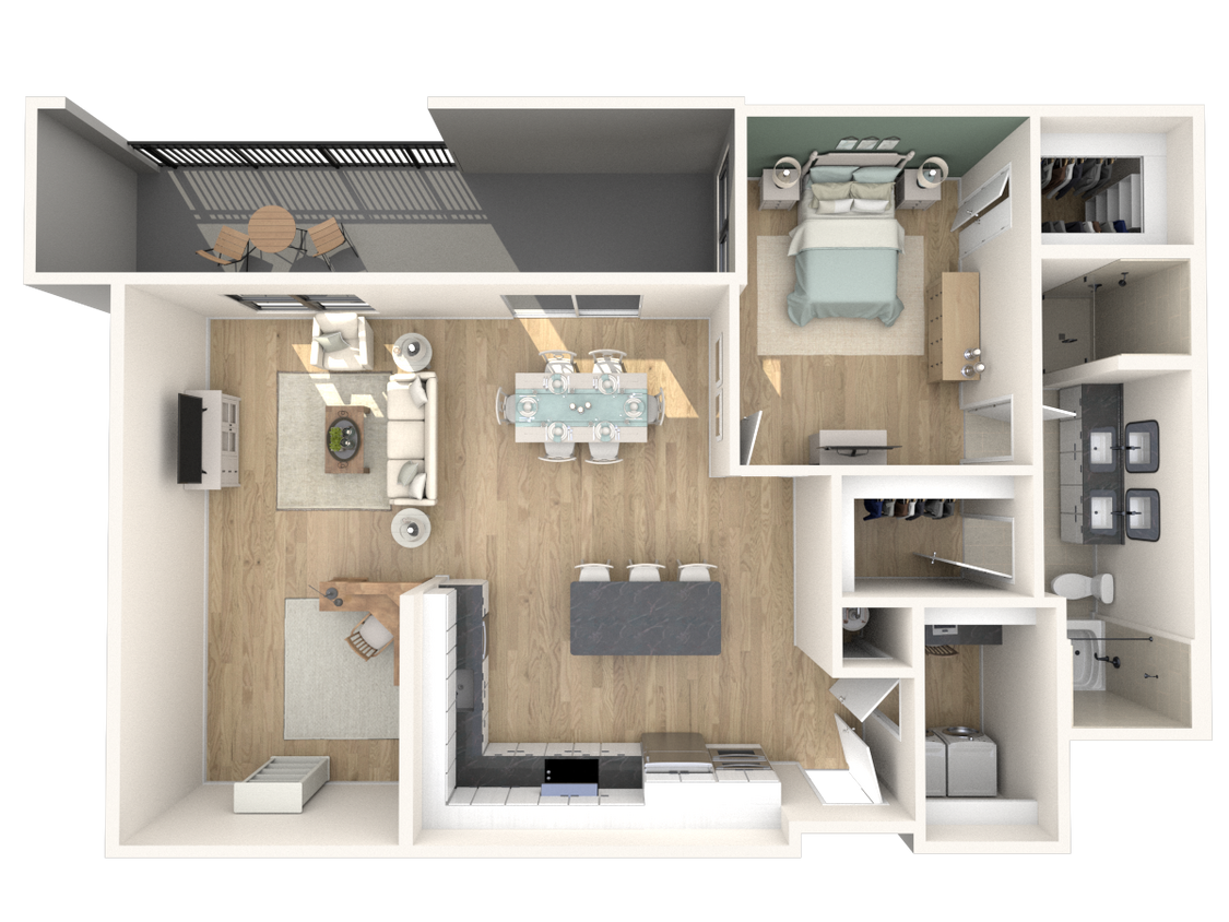 Floor Plan - Memorial Drive
