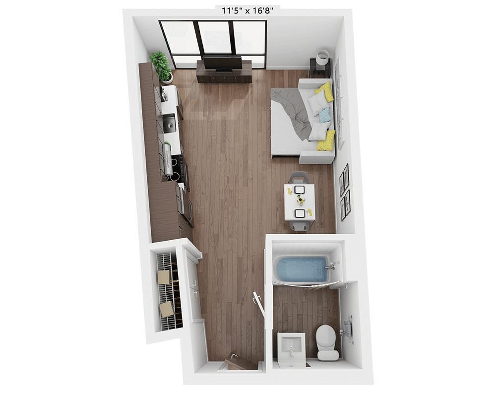 Floor Plan - Studio E1F