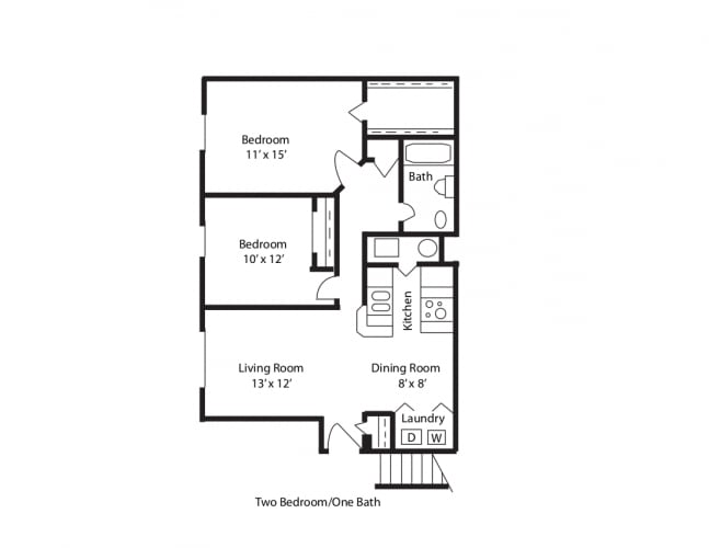 Two Bedroom Garden - The Catalina