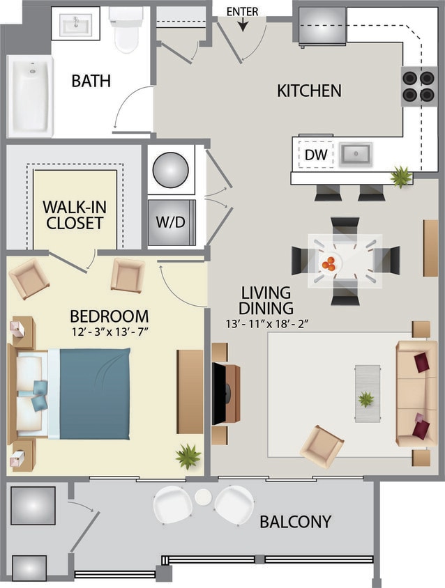 Floor Plan - Clubside B2