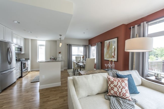 Living Room and Open Kitchen - Brookside Square