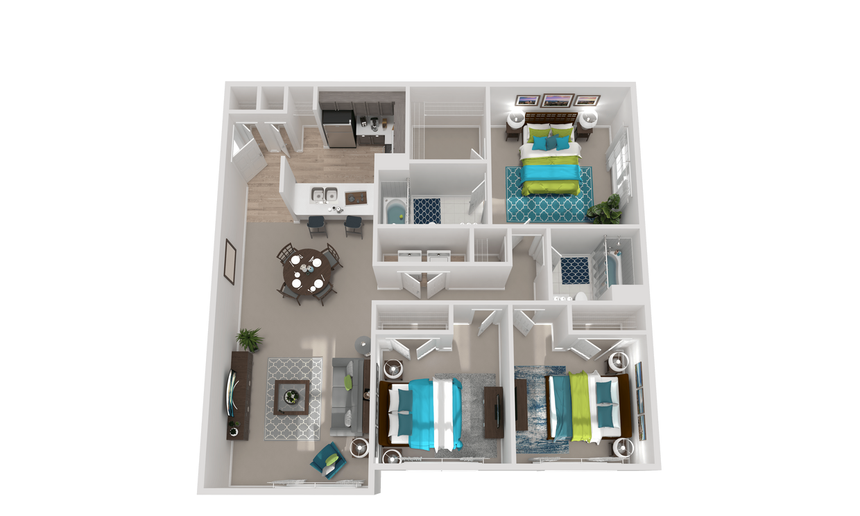 Floor Plan - Lincoln Renovated