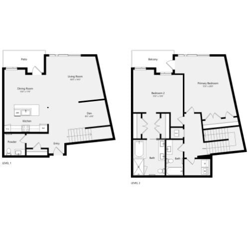 Floor Plan - TH-B