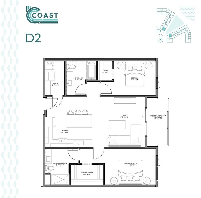 Floor Plan - D2/D2*