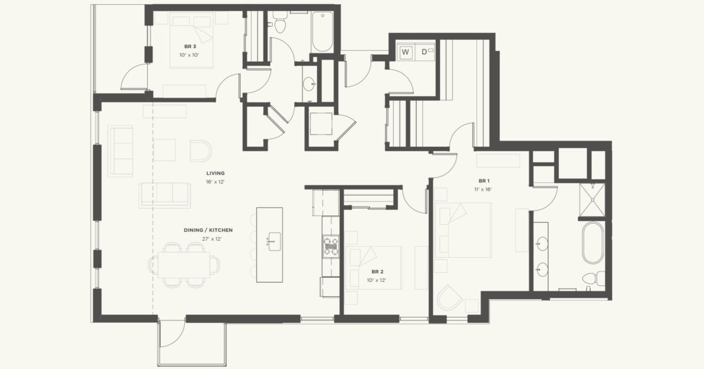 Floor Plan - Unit B32 Legend