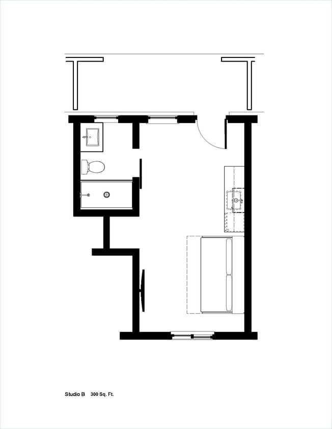 Floor Plan - Studio B 