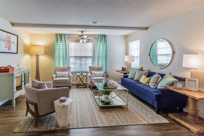 Large Living Room - Civic Center East Apartments