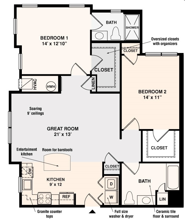 2BR/2BA - Cobalt