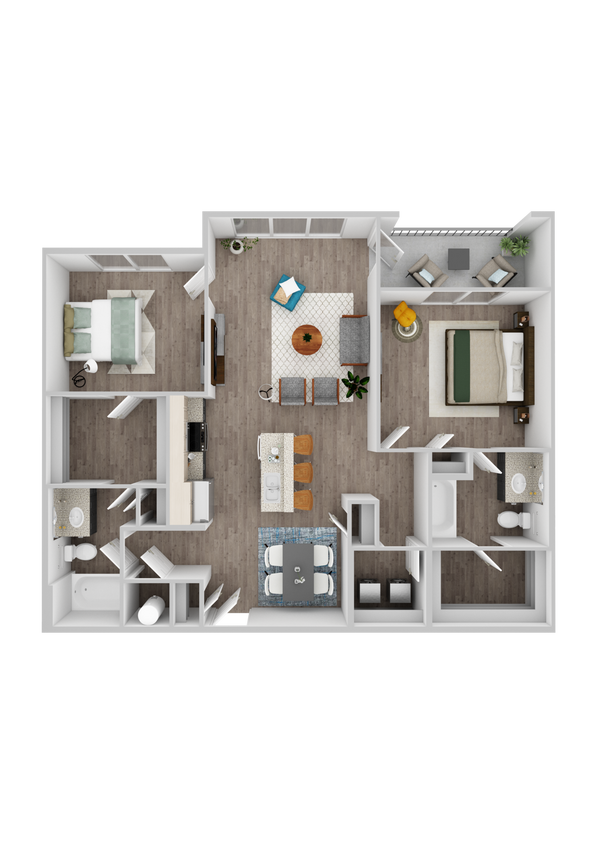 B4 ADA floor plan Apex Apopka - B4 ADA