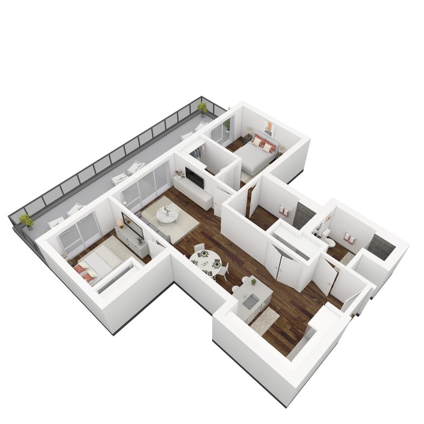 Fairmont 2 Bedroom/2 Bath Apartment at 6th and Main in Salt Lake City, UT | View 1 - Fairmont