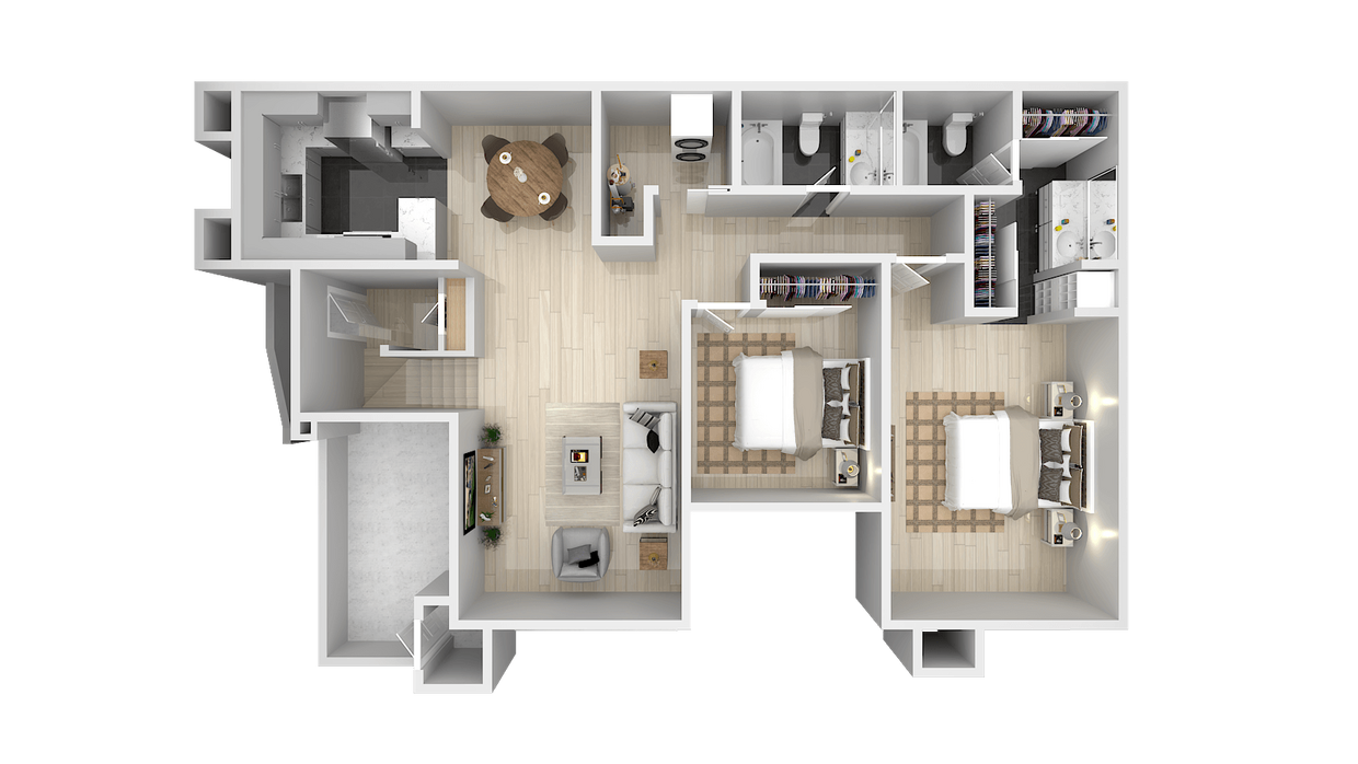 Floor Plan - Plan C Upstairs