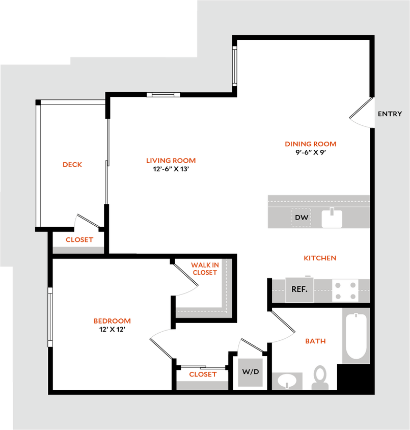 Floor Plan - Plan 1E