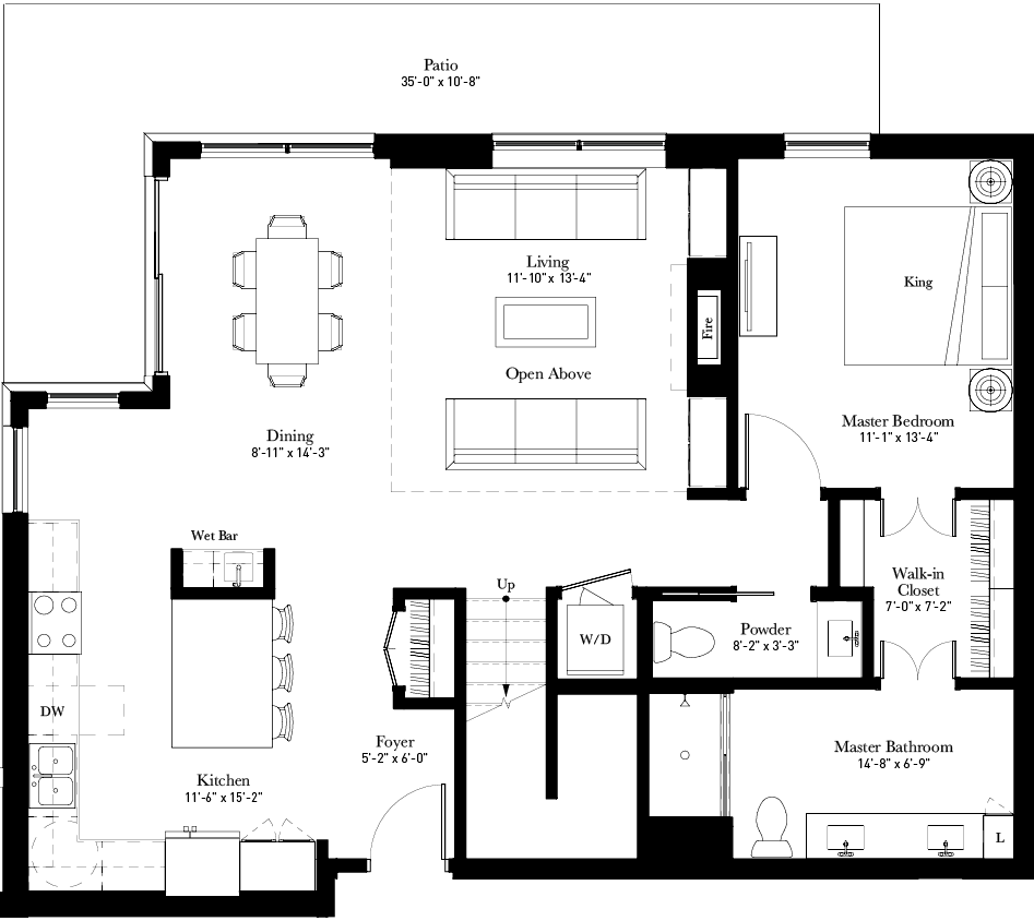 Floor Plan - Signature Pyrola Town Home (TH3s) with Den