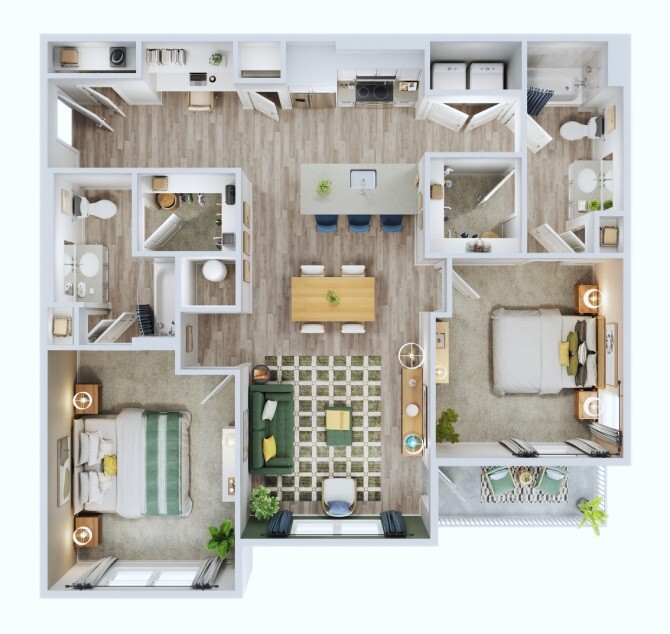 Floor Plan - 2B