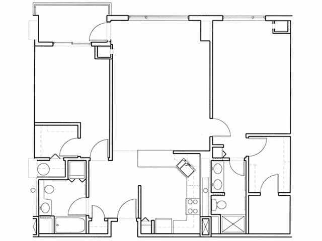 Floorplan - Two Bedroom