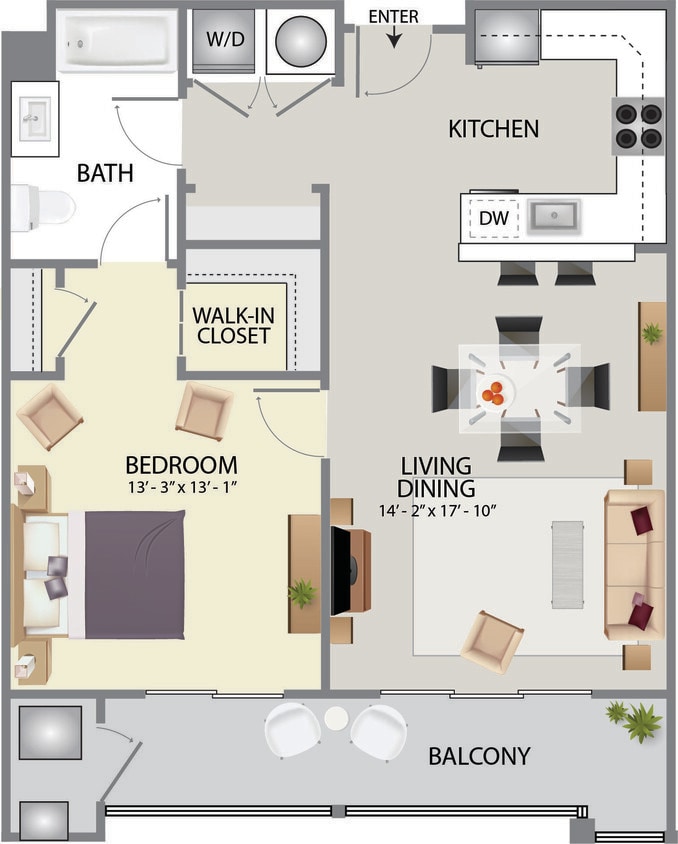 Floor Plan - Clubside B3