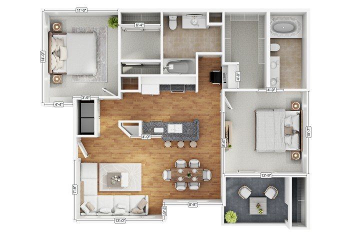 Floor Plan - 2a2