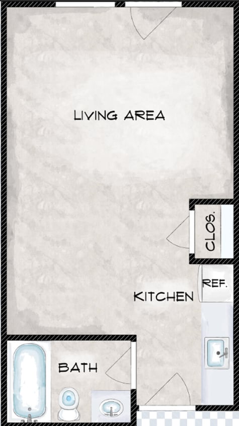 Floor Plan - Studio - Studio
