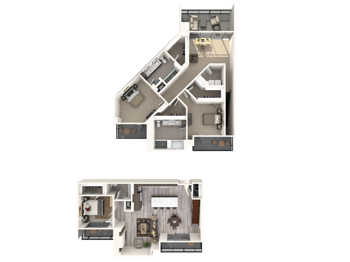 Floor Plan - TH3-LL