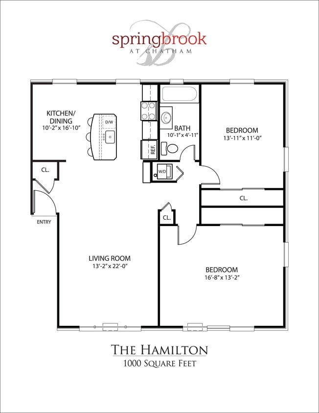 Floor Plan - The Hamilton