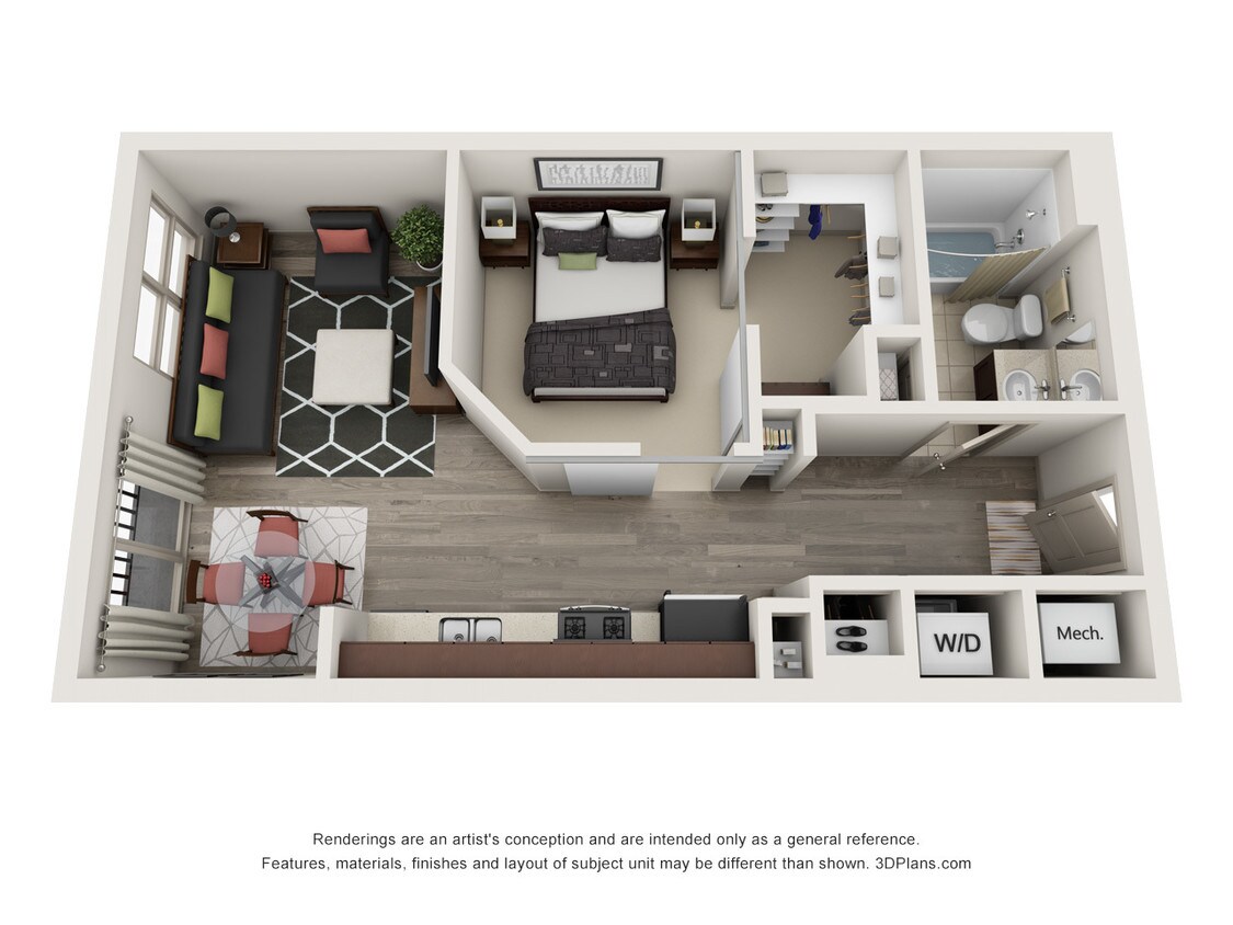 The Gramercy - Upper Westside - 1 Beds - 1 Baths - 590 Sq. ft. - Upper Westside