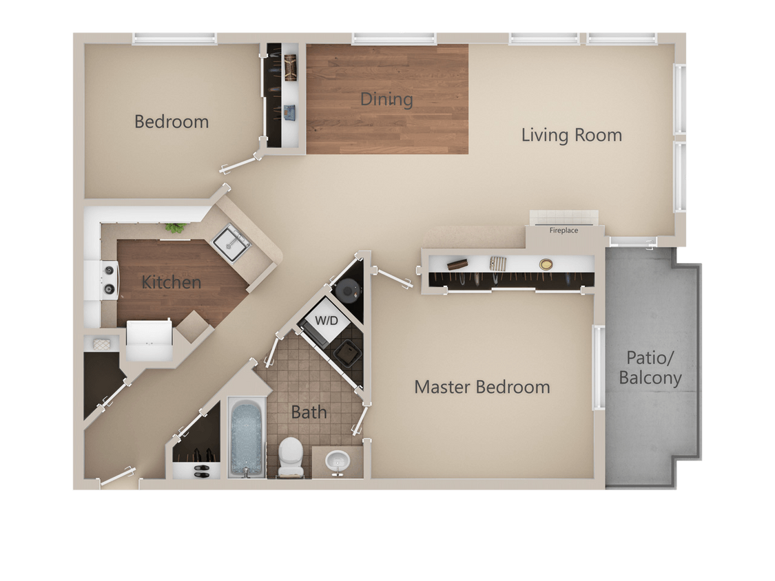 Floor Plan - 2X1-Metropolitan