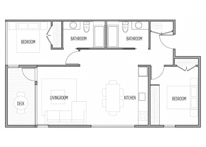 Floor Plan - 2 bedroom