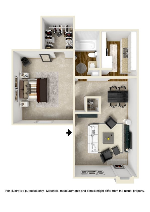 Floor Plan - 1B