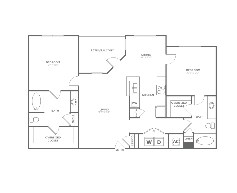 AvanaPkwyFP_B5_2b2b_1280sf - B5 (1183 SF)