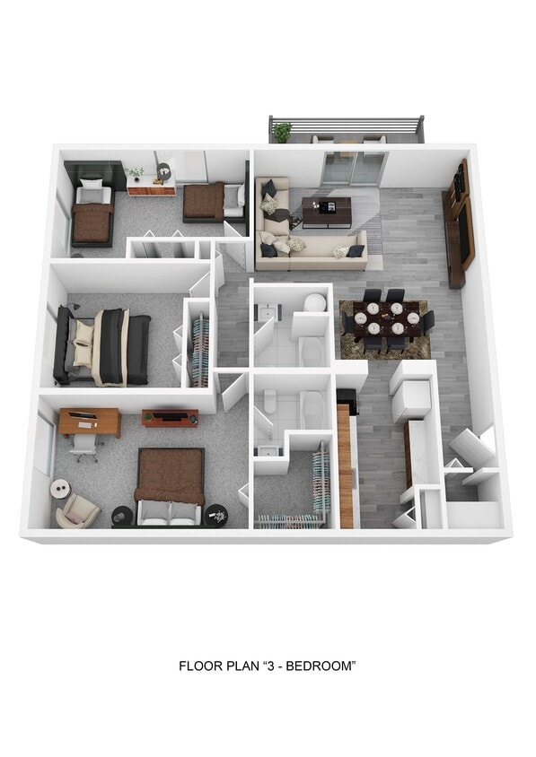 Floor Plan - 3 Bedroom