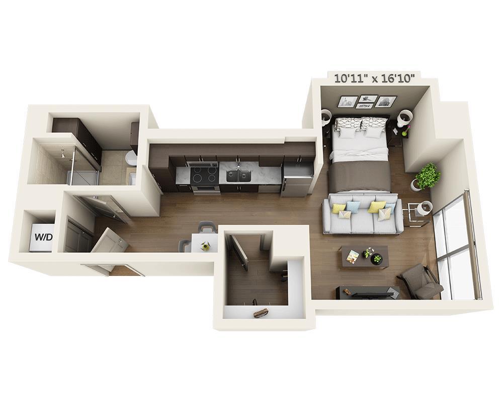 Floor Plan - Studio E1H