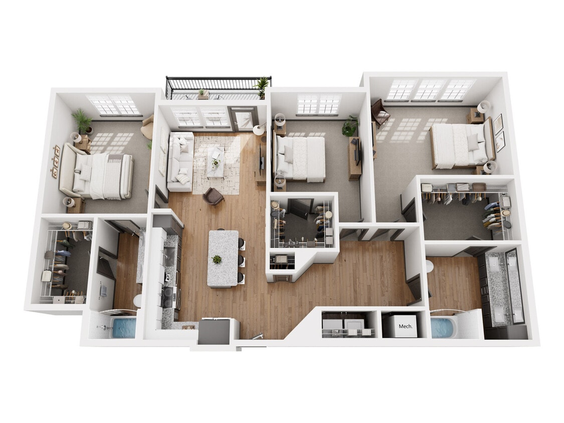 c2 floor plan The Grace at Tryon - c2