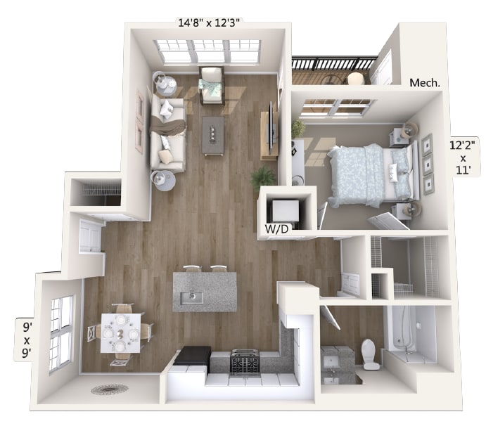 Floor Plan - A9-823sq-Black-4411