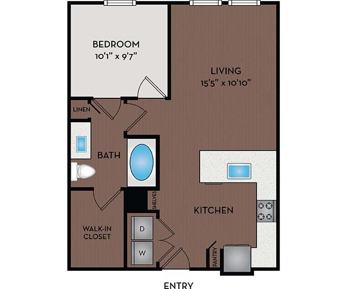 Floor Plan - 11F1A to 11F1D