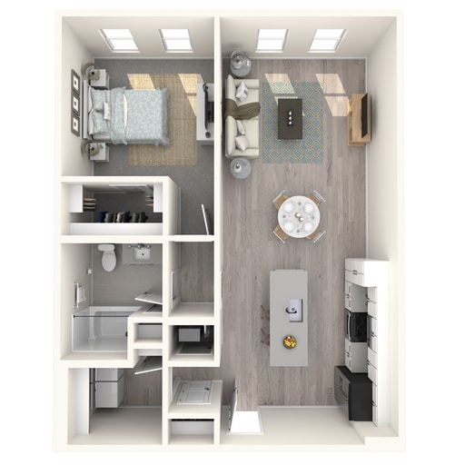 A5 floor plan The Crossing at Palm Aire - A5
